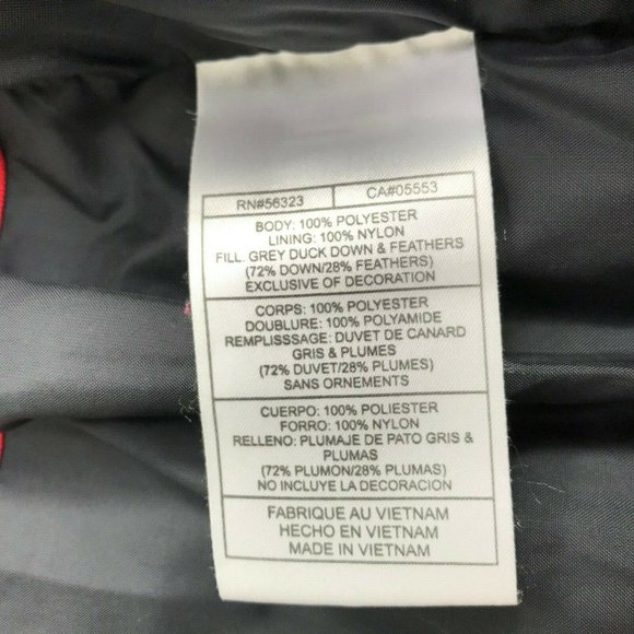 Nike Down Feather Puffy Puffer Coat Jacket, Black, Full Zip Youth 8-10 (Medium) - Picture 5 of 12